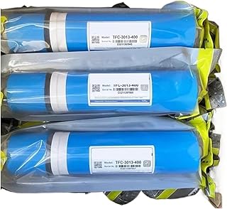 3個 400 GPD 逆浸透膜 3013-400G メンブレンフィルター 交換用 ROシステムフィルターカートリッジ 高い濾過率