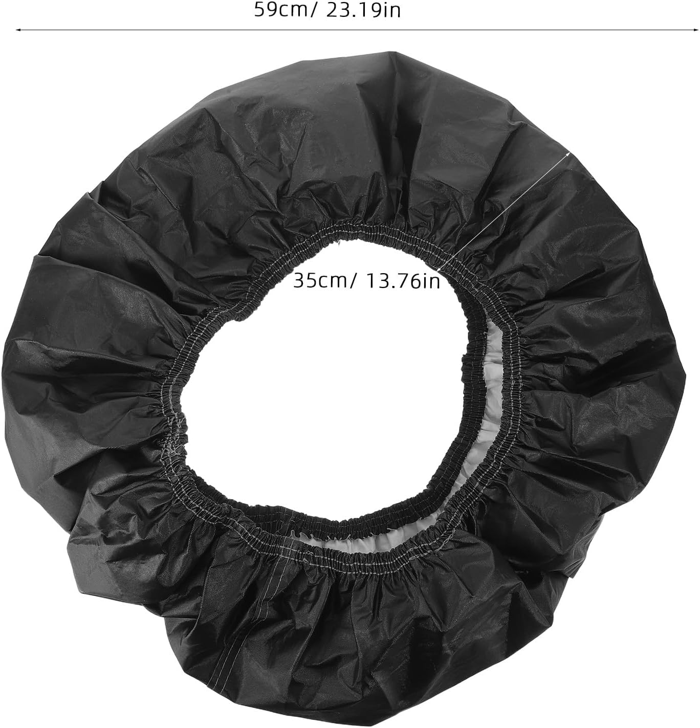 Operitacx Oxford Cloth Spare Tire Protector - UV Protective Spare Wheel Covers Fits 19.7-23.2 Inch Wheels - Auto Tyre Sleeve Guard for Car Rv Camping Trailer
