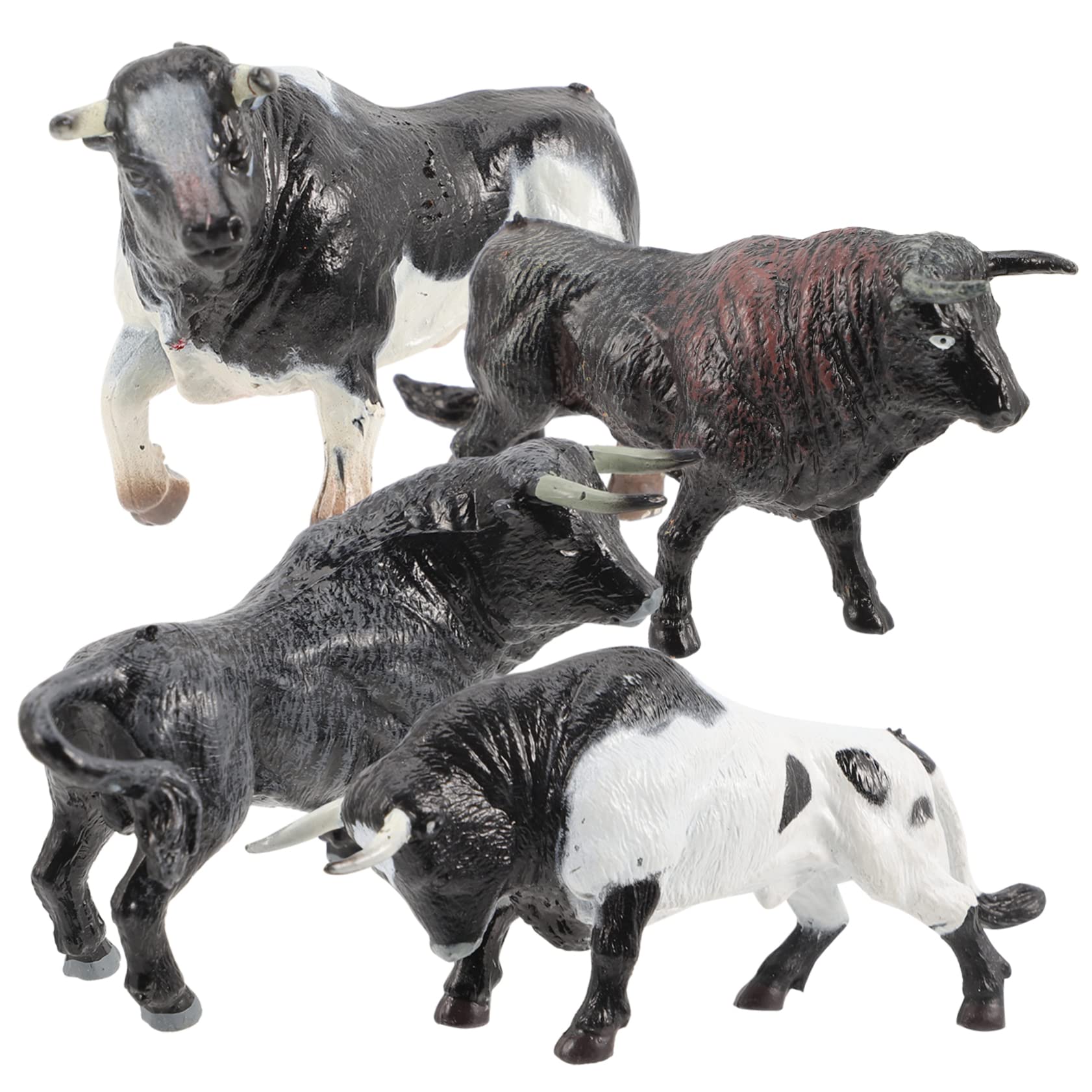 ミニチュア牛オーナメントセット Amazon.co.jp: GAROZATION 4個ミニチュア牛置物 リアルな牛の