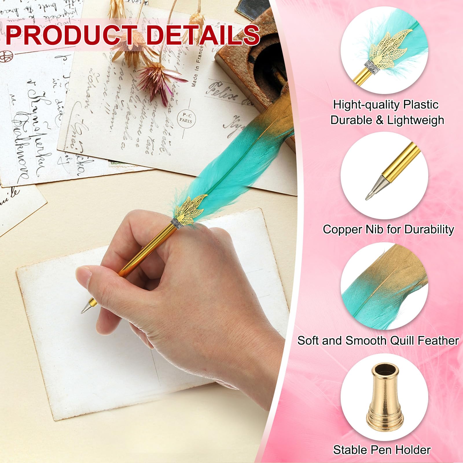 PATIKIL Feather Pen Quill - Image 3