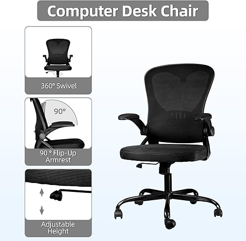 Miniatura 5 de Silla de oficina ejecutiva silla Dvenger silla ergonómica de oficina con respaldo alto silla de oficina en casa con ruedas y brazos abatibles para