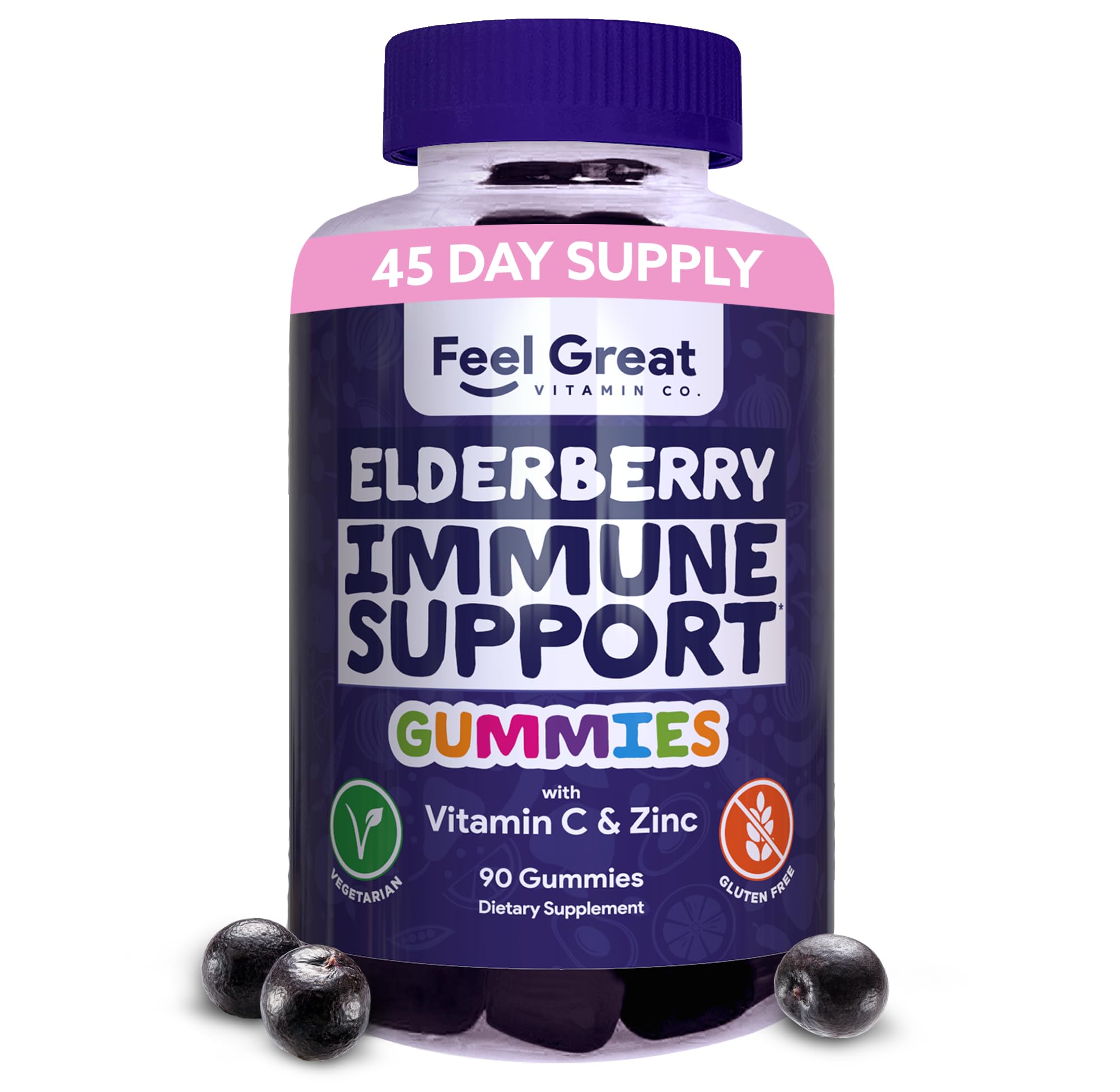 Feel Great 365 Elderberry Gummies