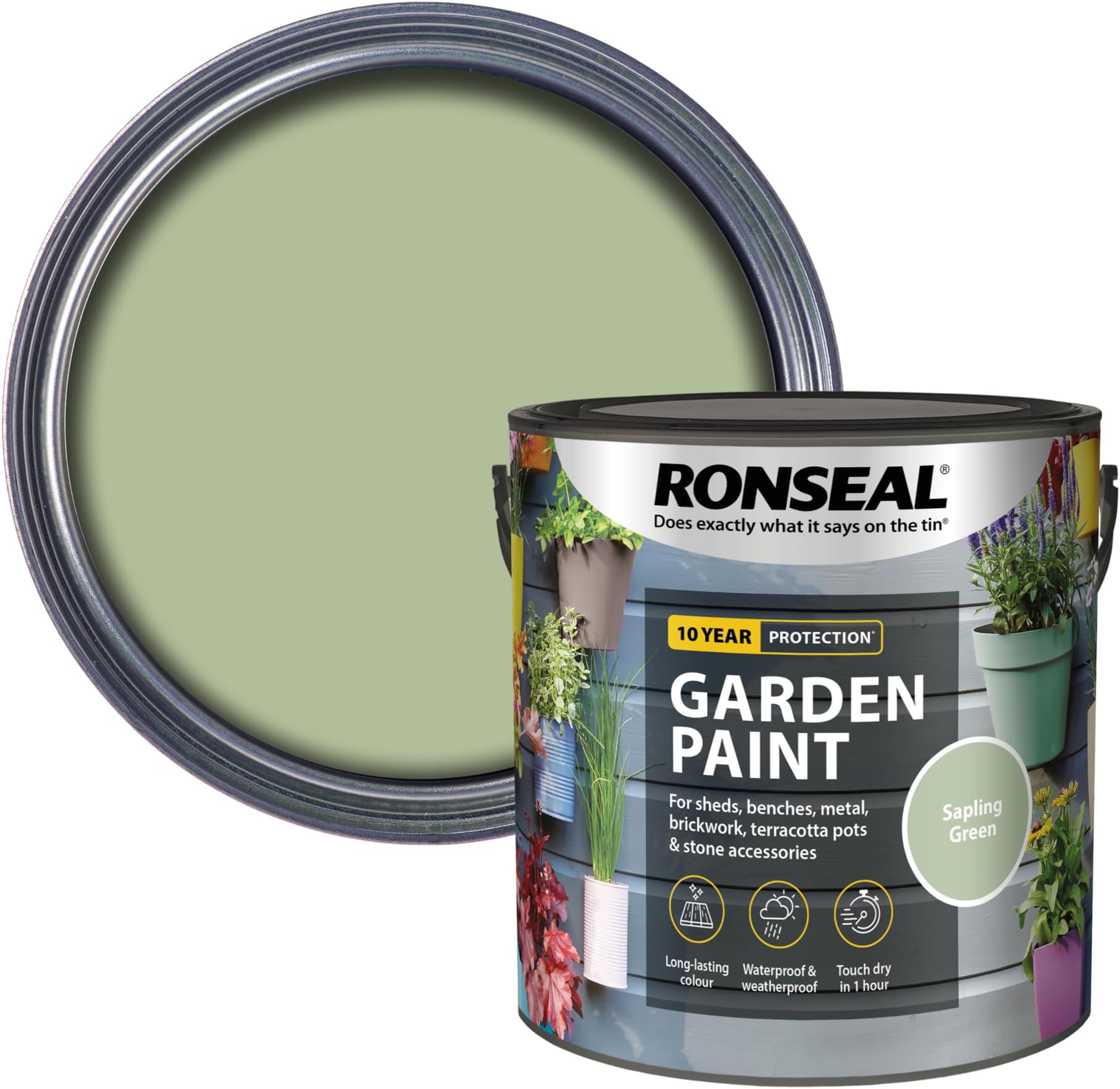 RSLGPSG25L GPSG25L Garden Paint Sapling Green 2.5 Litre