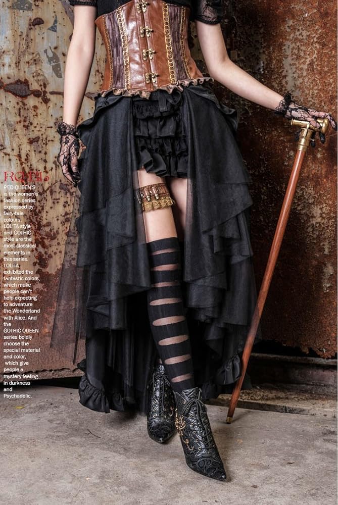 【U LAN】Wiki Hardtack Pocket Skirt High Rise Long Skirt In Plus Size With Center Front Slit