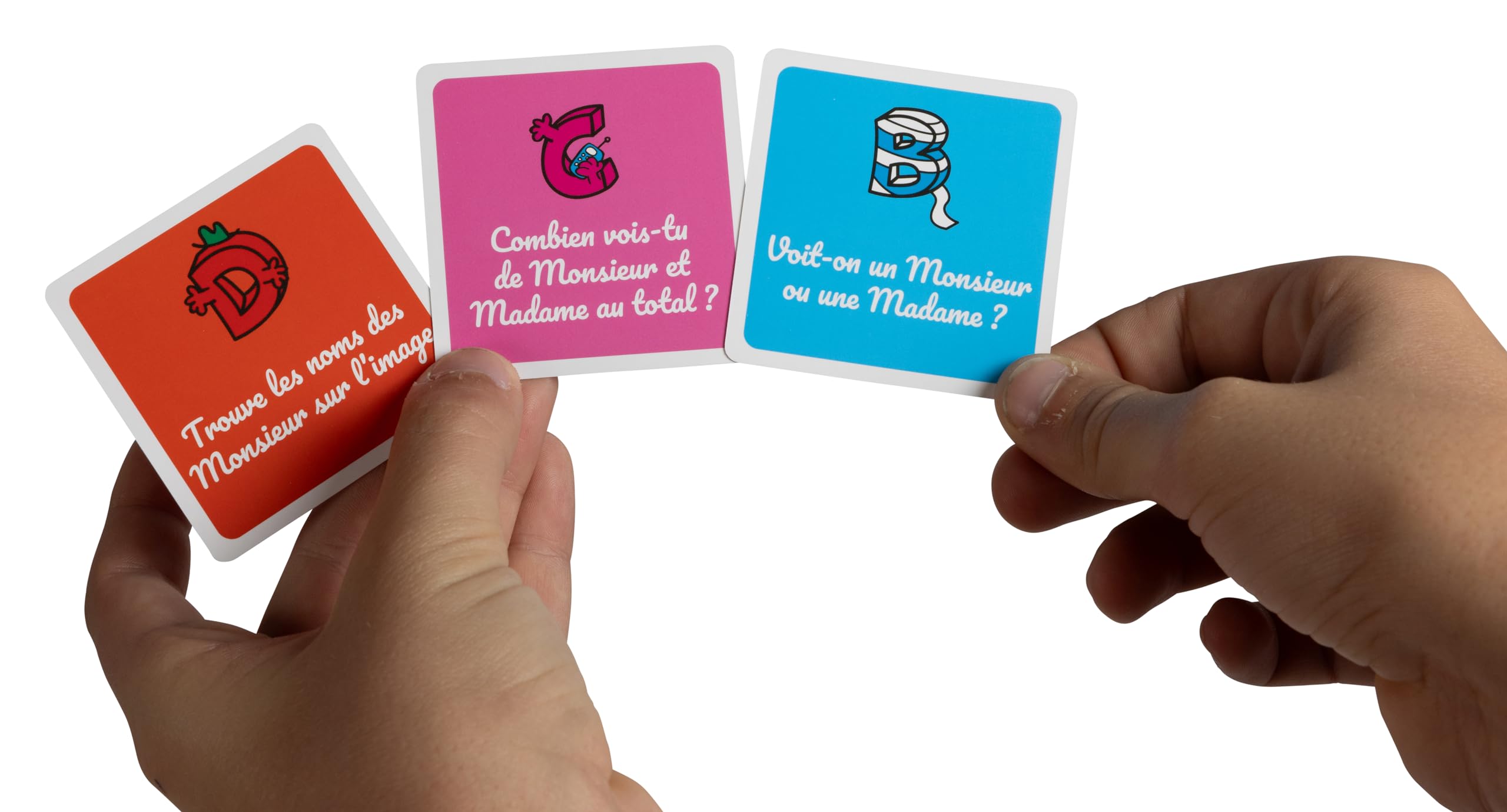 Topi Games | Herr Frau | Gesellschaftsspiel pädagogisches und lustiges Gesellschaftsspiel | Beobachtung, Erinnerung und Schnelligkeit | 3 Spielmodi | 2 bis 8 Spieler | Kartenspiel | 15 Minuten |