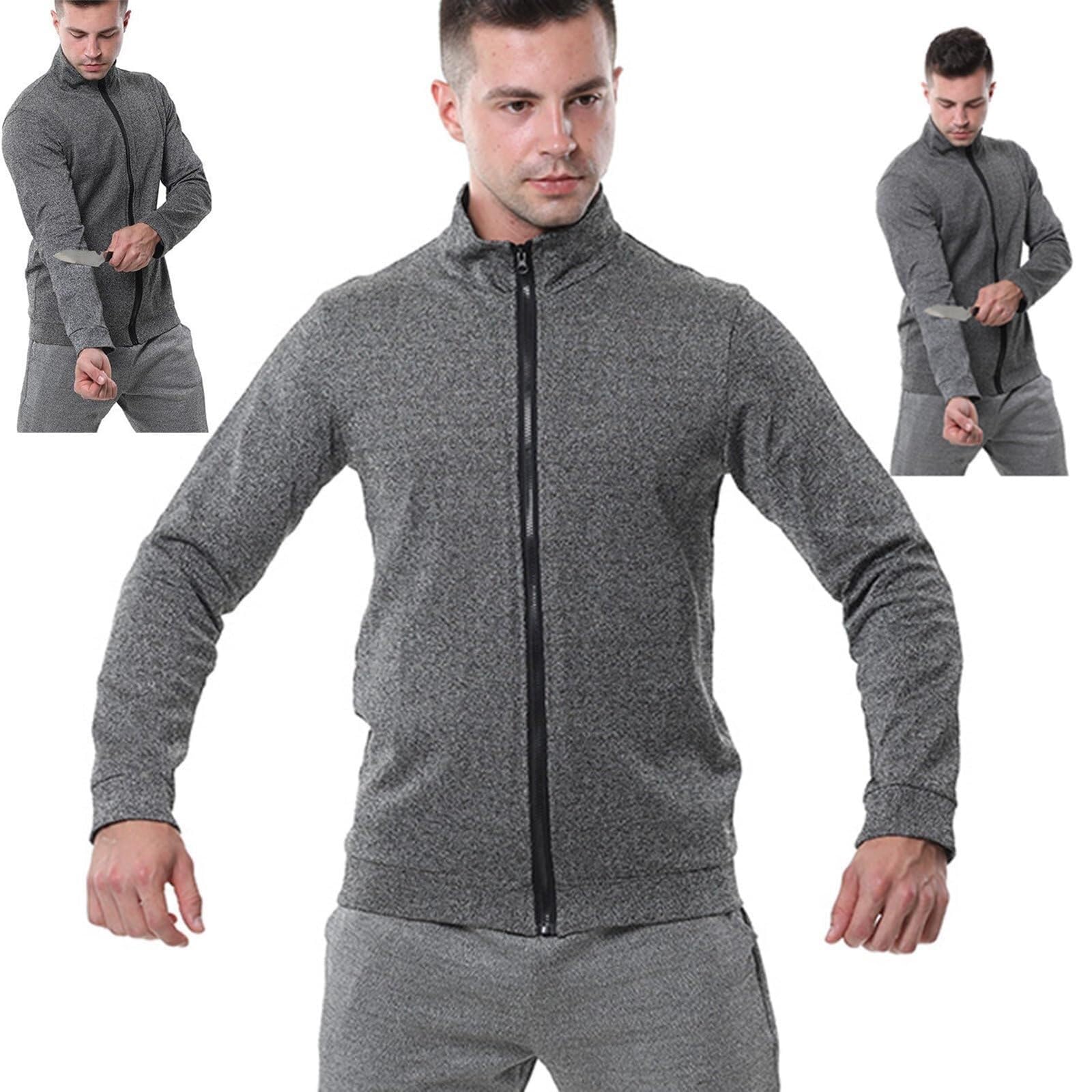 Vêtements de Protection de Niveau 5, Veste Anti-Coups résistante à l'usure, t-Shirt à Manches Longues indéchirable et Anti-Morsure, for la Police et Le Personnel de sécurité