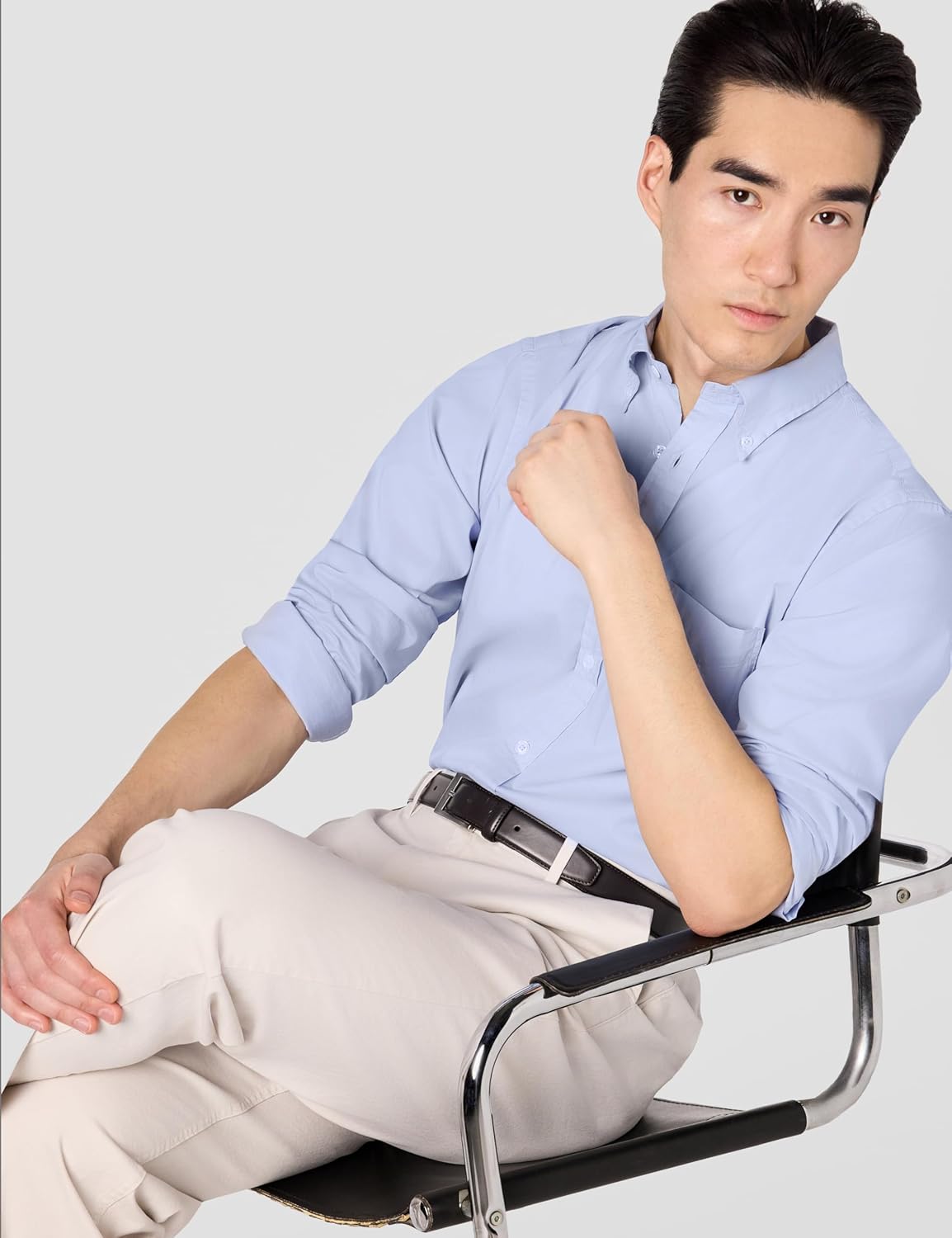 Performance Series Stretch Polo Button-Down Collar Sport Shirt - Image 2