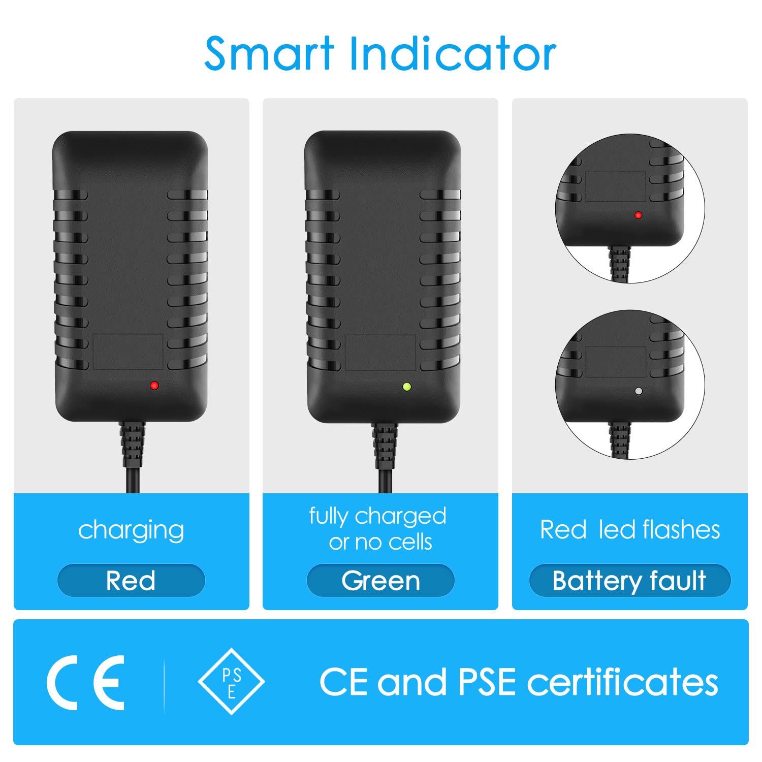 Intelligente NIMH NICD per Batteria Caricabatteria 2.4V 3.6V 4.8V 6V 7.2V 8.4V 9.6V 10.8V 12V per Pacco Batteria 2-10S NIMH Batteria per Auto RC Drone, Airsoft con Tamiya/Mini Tamiya/SM 2P/JST/HuanQi