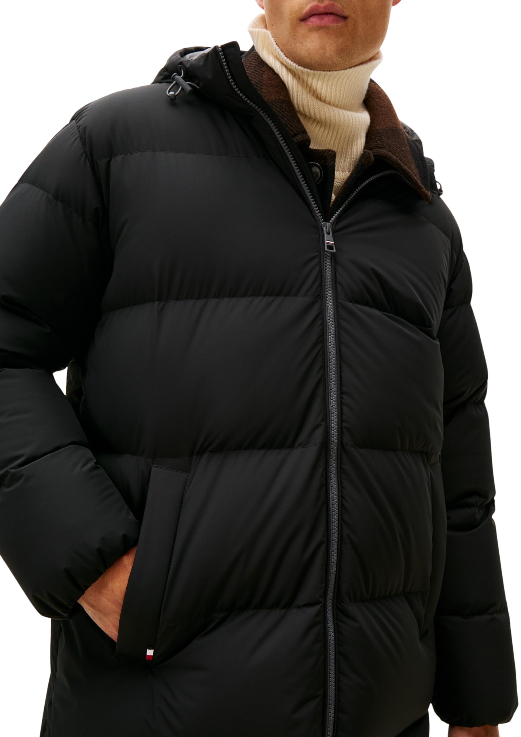 Tommy Hilfiger Uomo Cappotto Down Parka Cappotto Imbottito