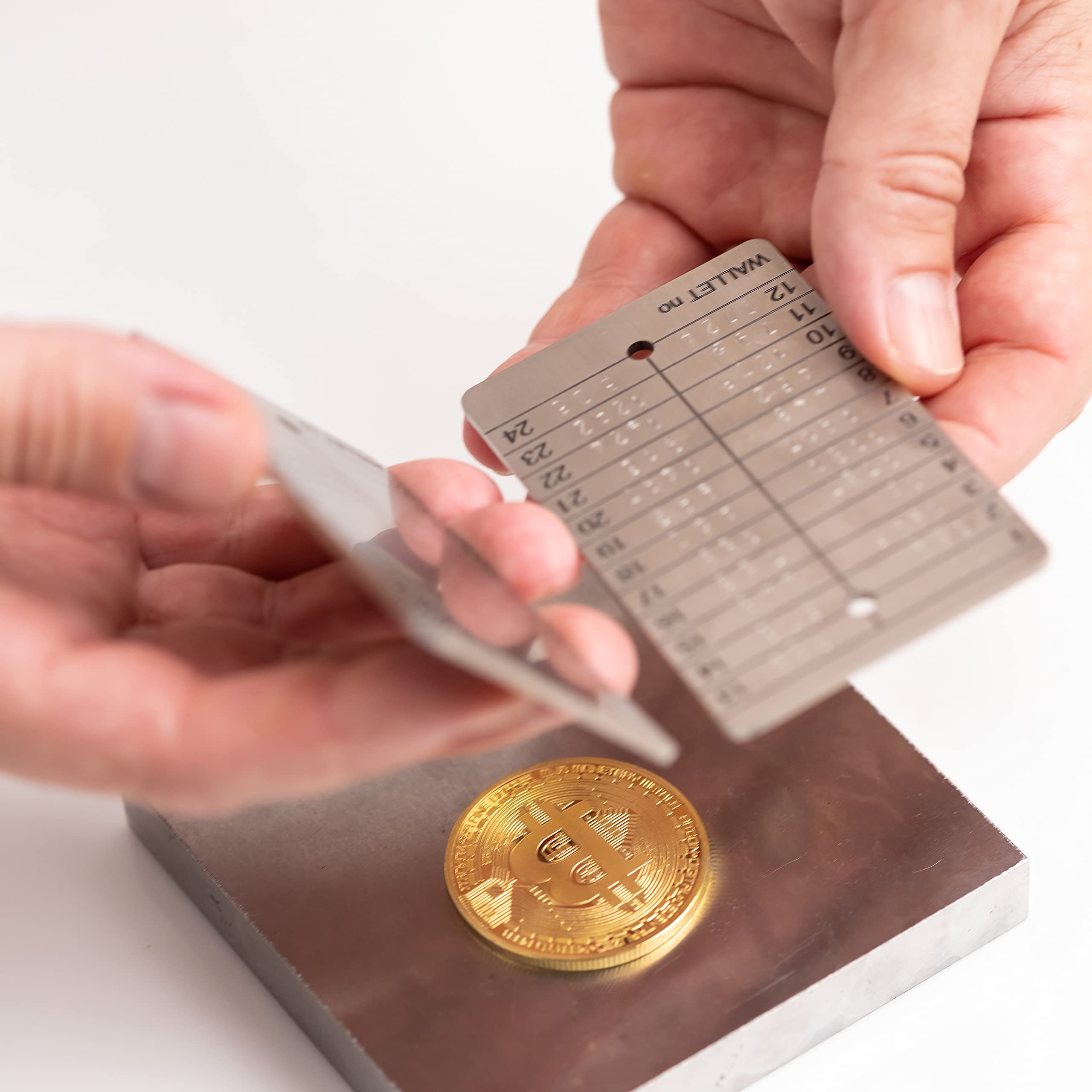 Amazon.com: Crypto Wallet Cold Storage, Crypto Seed Phrase Storage, for  Ledger Nano X, S, Trezor and all BIP39 Wallets, Theft Protection if Steel  Plates are Stolen Keeps Your Seed Phrase Encrypted by