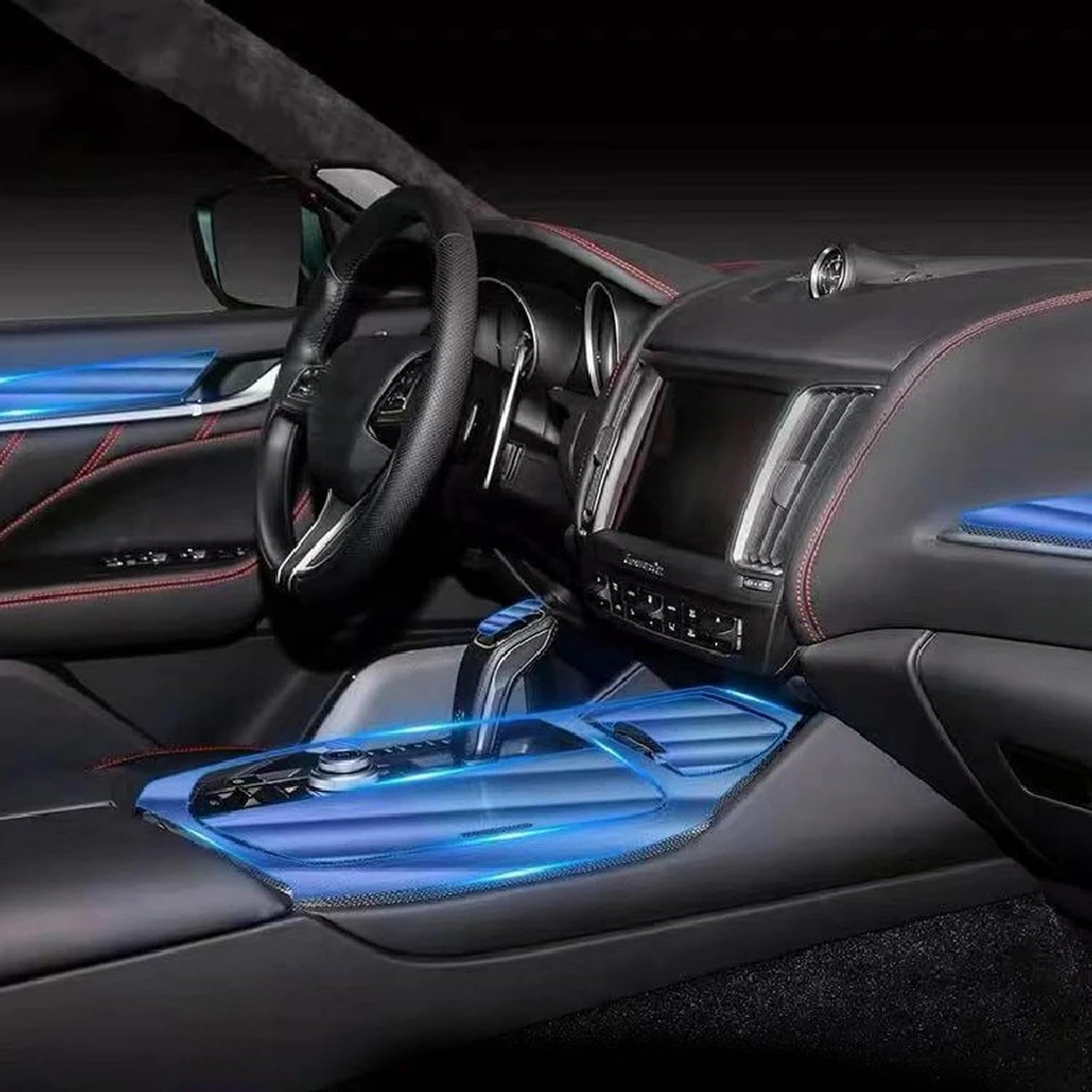 Protection GPS voiture Maserati Levante film TPU console centrale écran tactile anti-rayures 2016