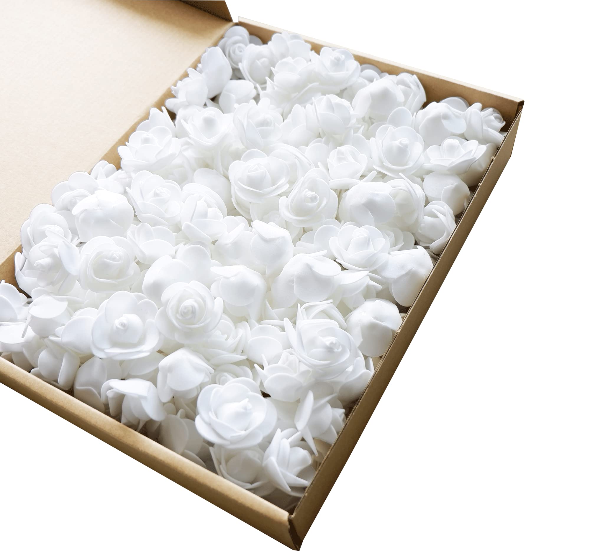200 stuks kunstschuim bloemen bulk, 3,5 cm mini schuim rozen