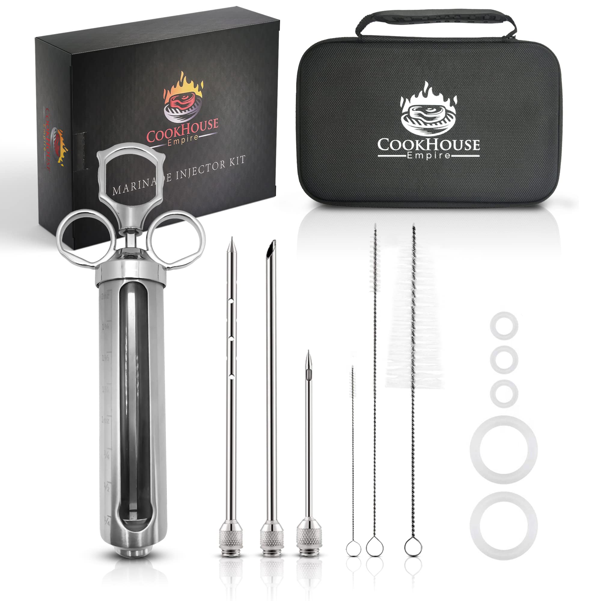 Buy Meat Injectors for Smoking Stainless Steel Marinade Injector Kit