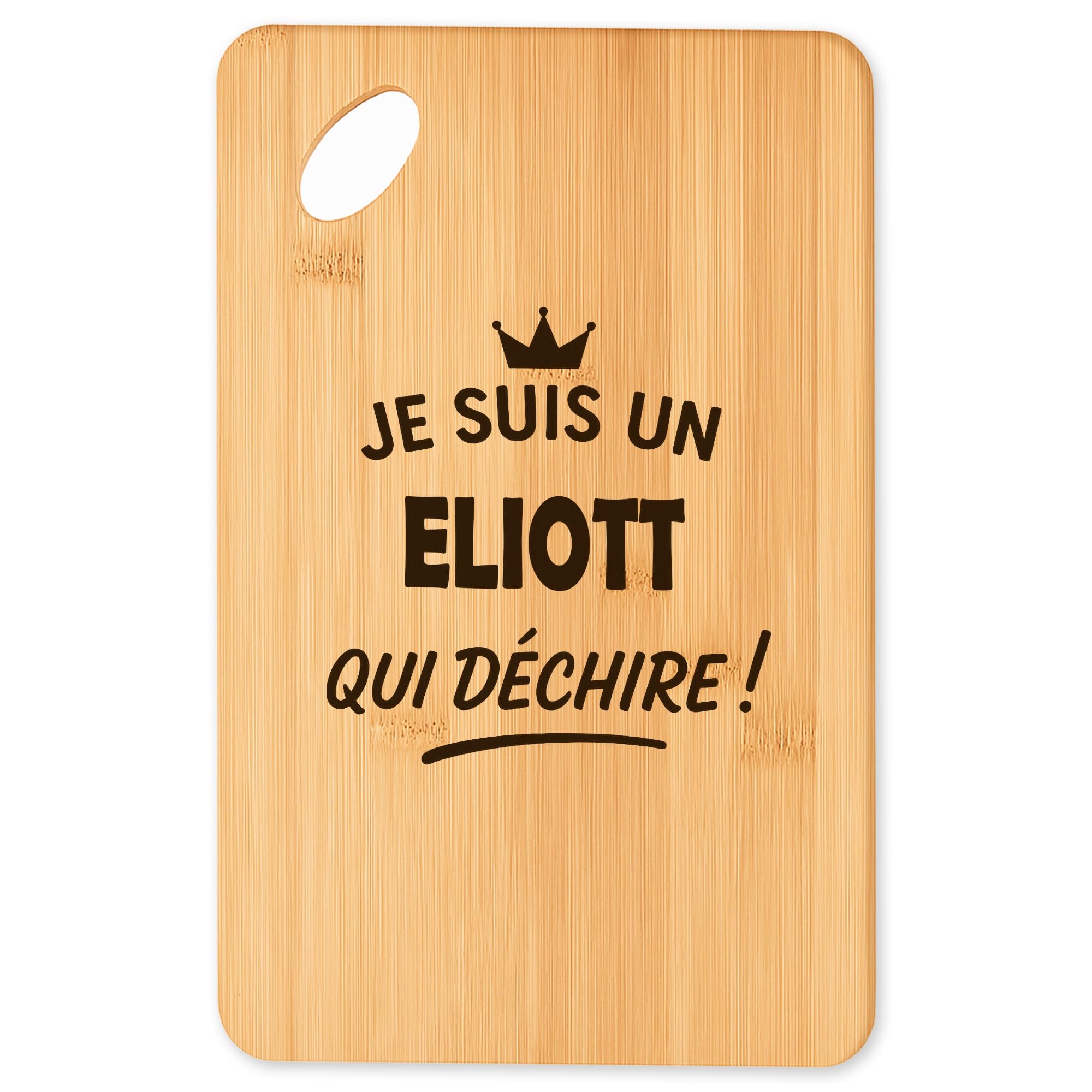 Planche à découper Eliott en bambou noble de haute qualité pour cuisine exigeante