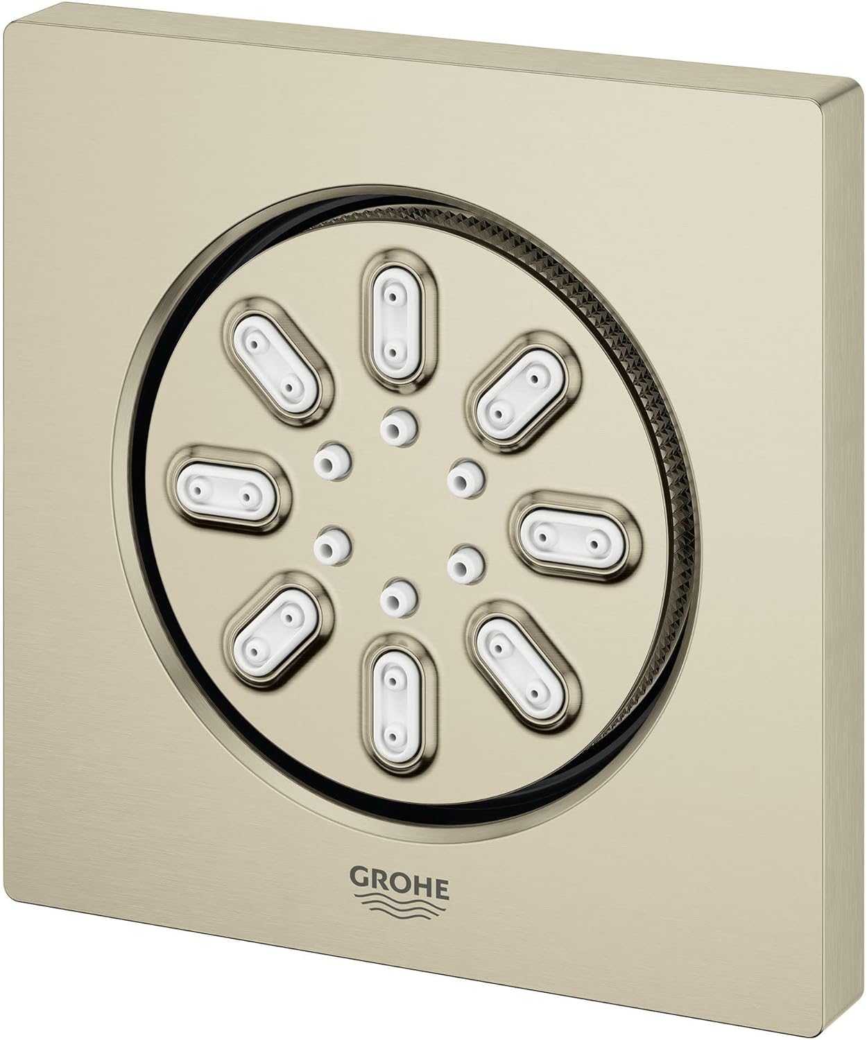 GROHE Rainshower Aqua Body Spray in Brushed Nickel, Square