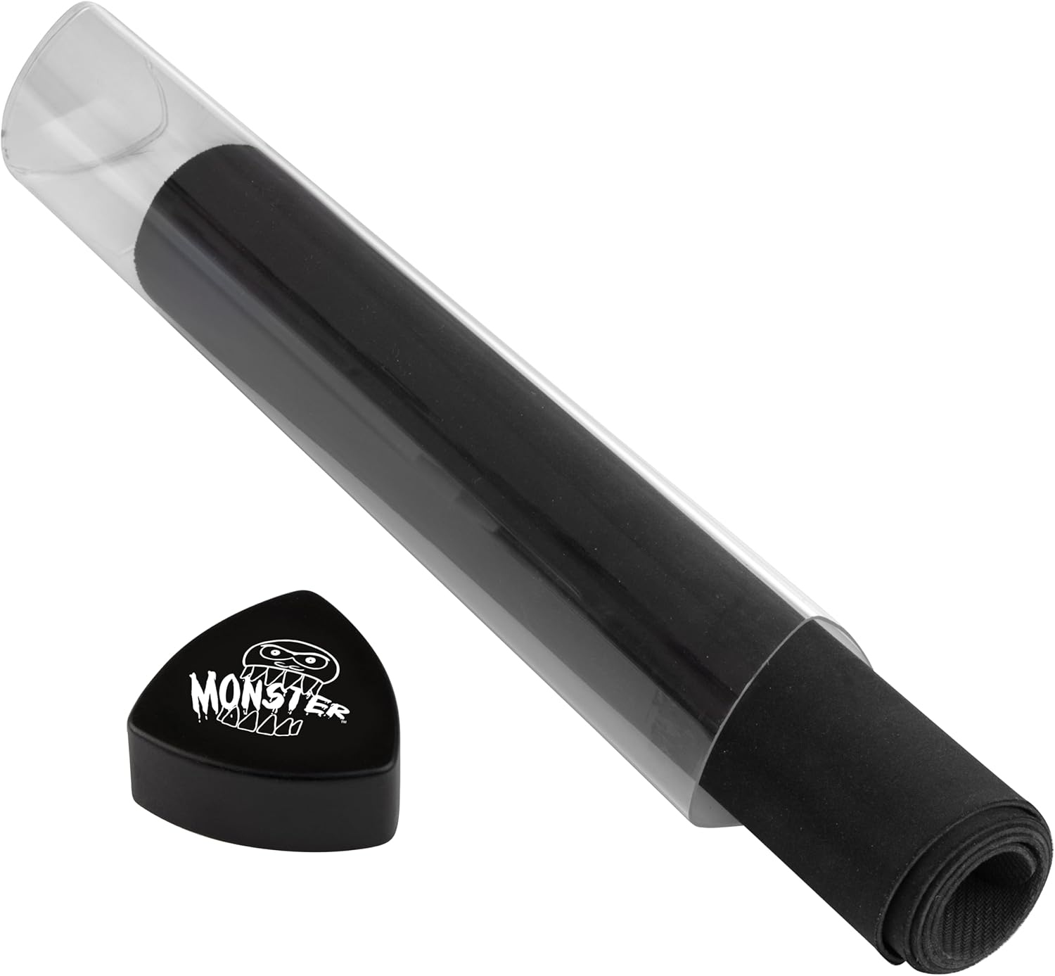 The Original Monster Prism Playmat Tube (Black)-Easy In and Out Case Design, Holder Won't Roll Off Surfaces-TCG Game Mat Storage Compatible with Pokémon, Yu-Gi-Oh!, MTG, Magic: The Gathering, RPG, DND