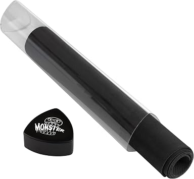The Original Monster Prism Playmat Tube Black-Easy In and Out Case Design, Holder Wont Roll Off Surfaces-TCG Game Mat Storage Compatible with Pokemon, Yu-Gi-Oh!, MTG, Magic The Gathering, RPG, DND