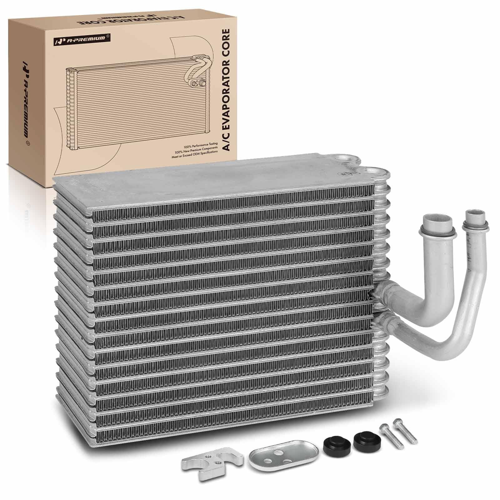 A-Premium A/C Evaporator Core Compatible with Audi Q7 2007-2015 & Volkswagen Touareg 2004-2018 & Porsche Cayenne 2006 2009-2010