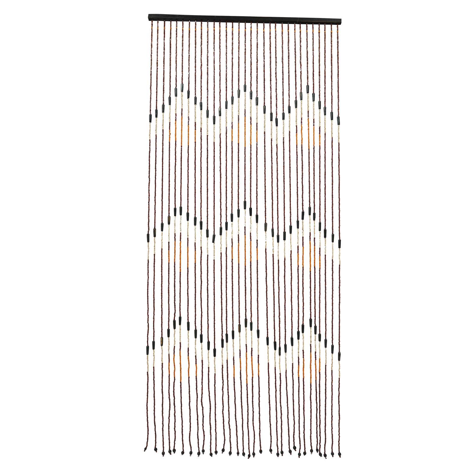Rideau de perles en bois de bambou fait à la main style chinois séparateur de pièce rideau de porte décoration murale durable multifonctionnel installation facile pour la maison