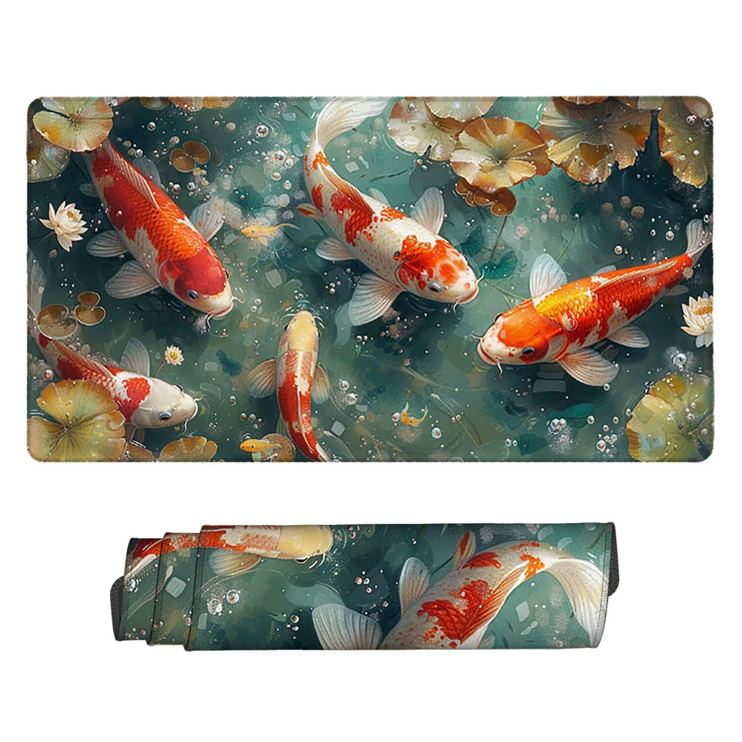 Podkładka pod mysz do gier, 1600 x 800 mm, XXL, duża gamingowa podkładka pod mysz, wodoodporna podkładka pod mysz, długa podkładka na biurko z przeszytymi krawędziami, mata na biurko z gumową