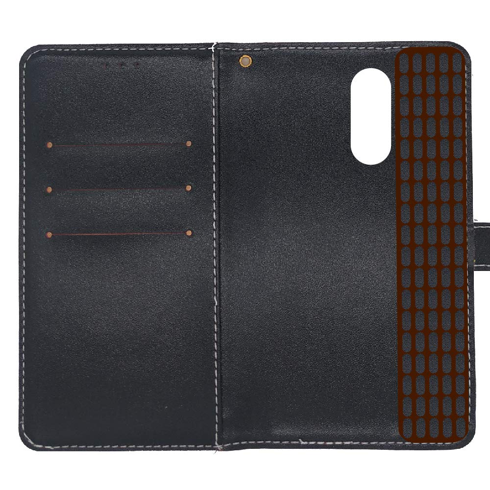 foto-kontor Custodia a Libro Compatibile con TP-Link Neffos X1 Max Cover di Colore Marrone