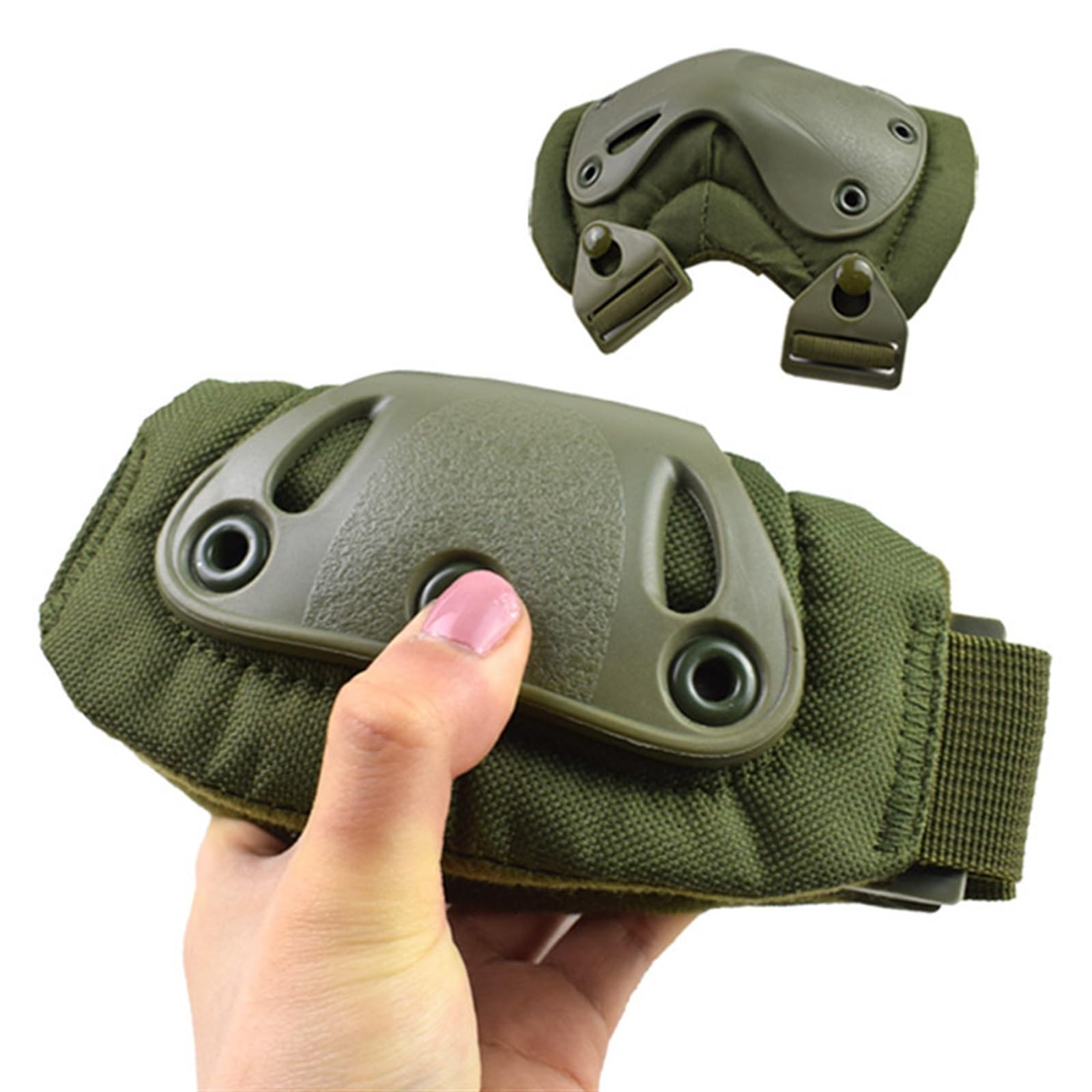 Jungle Leopard Almohadilla de rodilla táctica para codo militar protección airsoft caza rodilleras seguridad