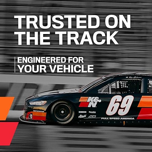 Miniatura 3 de K&N Filtro de aire de motor original de alto flujo: aumenta la potencia y la accerlación, lavable, Premium: compatible con BMW 2011-2019: M2, M3,