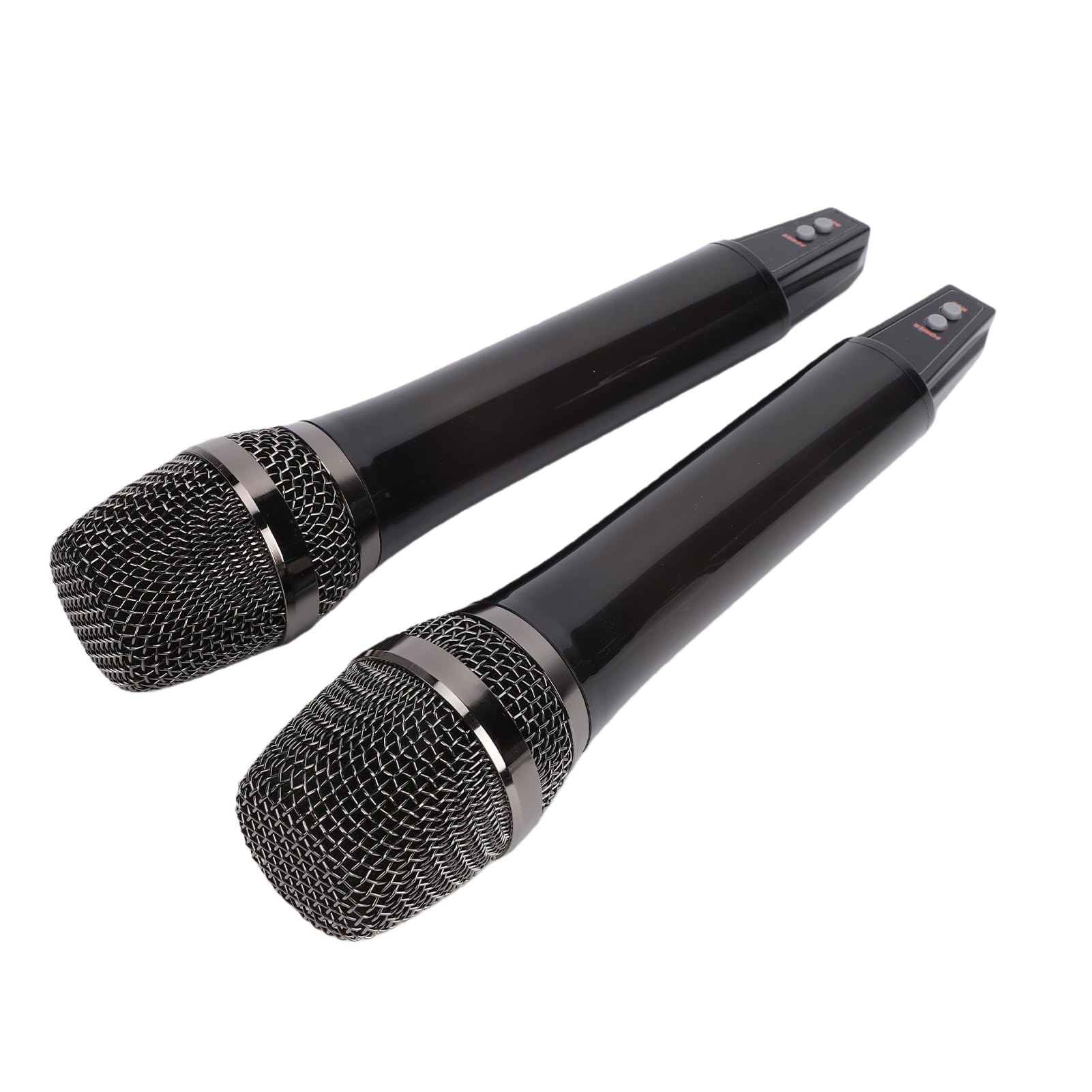 Microfono Wireless RGB Microfono per Karaoke Portatile con Trasmissione UHF Interfaccia Audio da 6,5 ​​mm Dinamico ABS per KTV Domestica Streaming Live Canto Sul Palco (1 a 2)