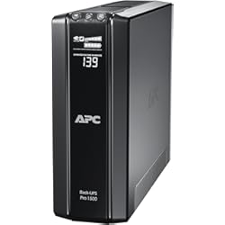 Estabilizador De Corriente Ups APC by Schneider Electric BR1500GI Back-UPS PRO - Sistema de alimentación ininterrumpida SAI 1500VA (10 salidas tipo IEC, AVR, USB, software de apagado), negro