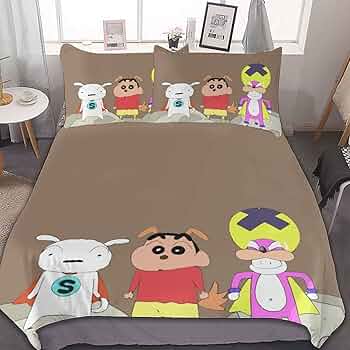 Amazon｜クレヨンしんちゃん 布団カバー 3点セット シングル 寝具