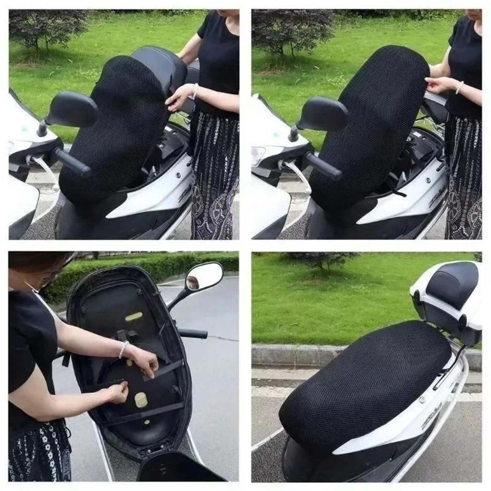 Motocicleta Funda cojín Asiento Funda para Asiento De Motocicleta