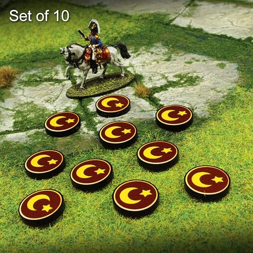 Vista 59 de LITKO Ficha Napoleónica Miniaturas Históricas Wargame Game Pieces Paquete de 10 (francés)