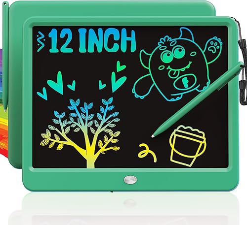 Miniatura 25 de TEKFUN Juguetes para Niños Tableta de Escritura LCD de 10 Pulgadas, Tablero de Garabatos para Colorear sin Desorden, Almohadilla de Dibujo