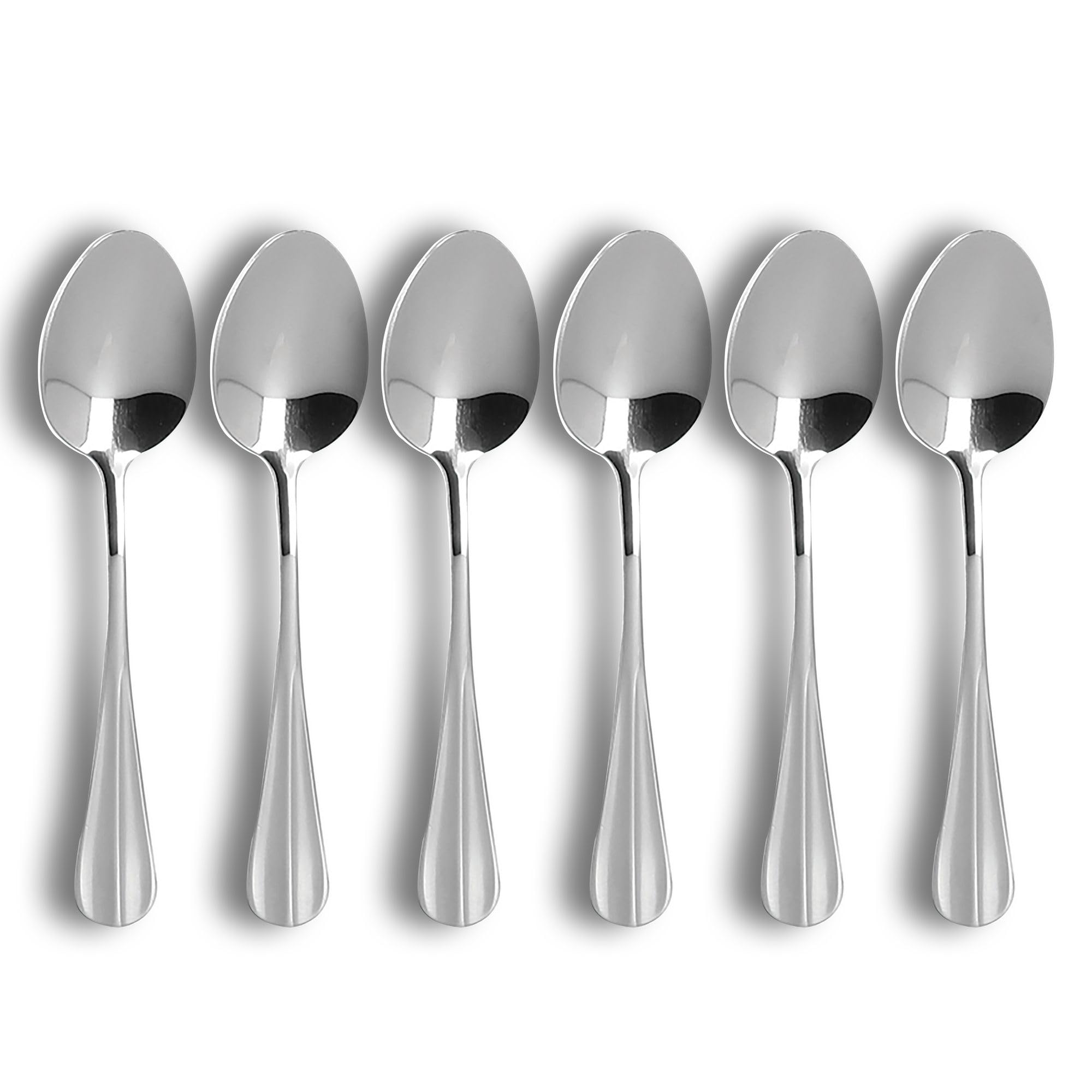 OGO LIVING - Lot 6 cuillères à dessert arès 18.5cm en acier inoxydable - 5014184