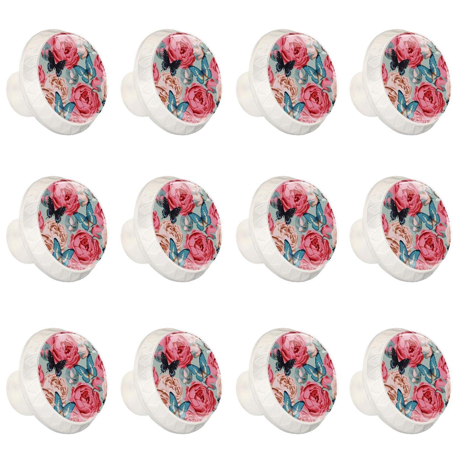 Boutons de meuble rose pour réparer des poignées cassées d'armoire et tiroirs