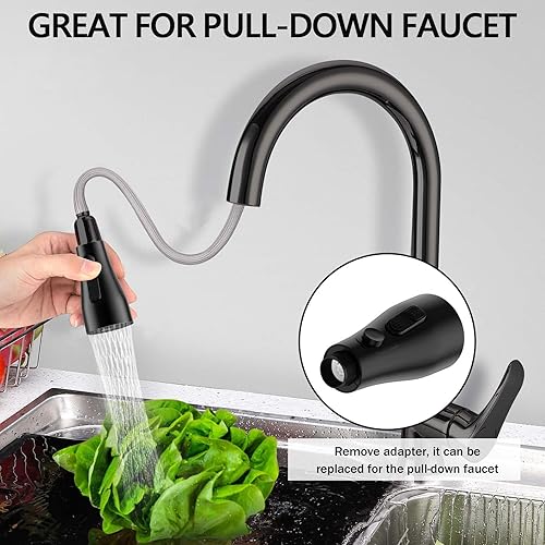 Miniatura 5 de Reemplazo de cabezal de grifo de cocina, cabezal rociador extraíble MUNNAR para grifo de cocina, piezas de repuesto para grifo de fregadero de