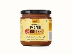 Chocolate Peanut Butter | Made with 80% Peanuts & Dark Chocolate | 70% Less Sugar* | No Palm Oil | Protein-Rich Chocolate Nut Spread | 350 g