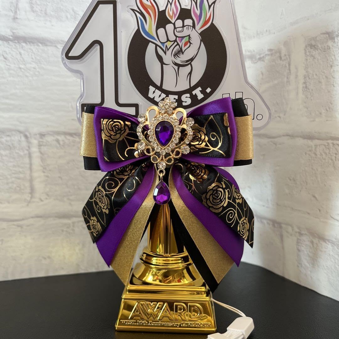 Amazon.co.jp: ペンライトリボン キンブレリボン うちわリボン WEST