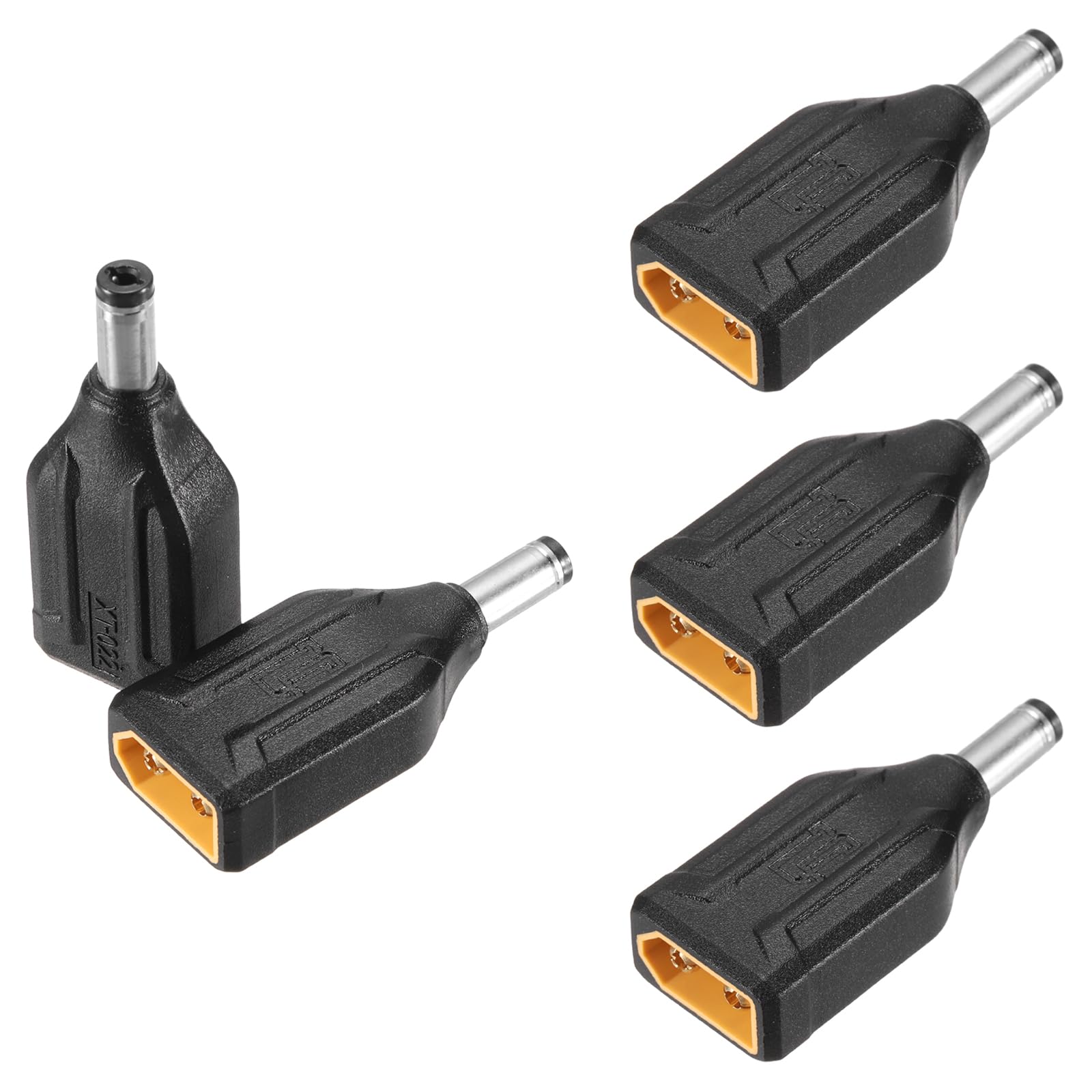 Conectores XT60 a DC5521 macho que eliminan cables sueltos en paneles solares 7