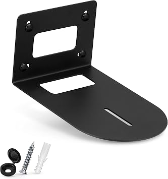 PTZ Camera Wall Mount Bracket Compatible with HuddleCam, Sony, AVIPAS, SMTAV, FOMAKO, PRISUAL & More, Universal Holder Shelf, by Brainwavz Black