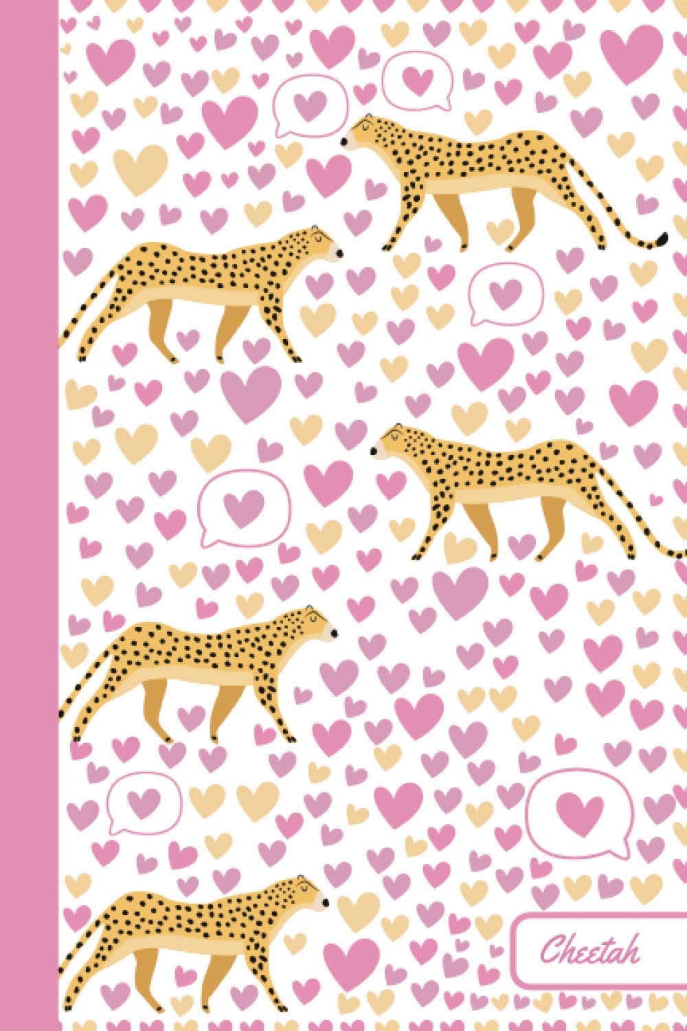 Cheetah: Notebook | Cute, Funny Diary | (Cheetahs Lovers) Journal | 6x9 | 110 Pages | Blank Lined Journal For Gift