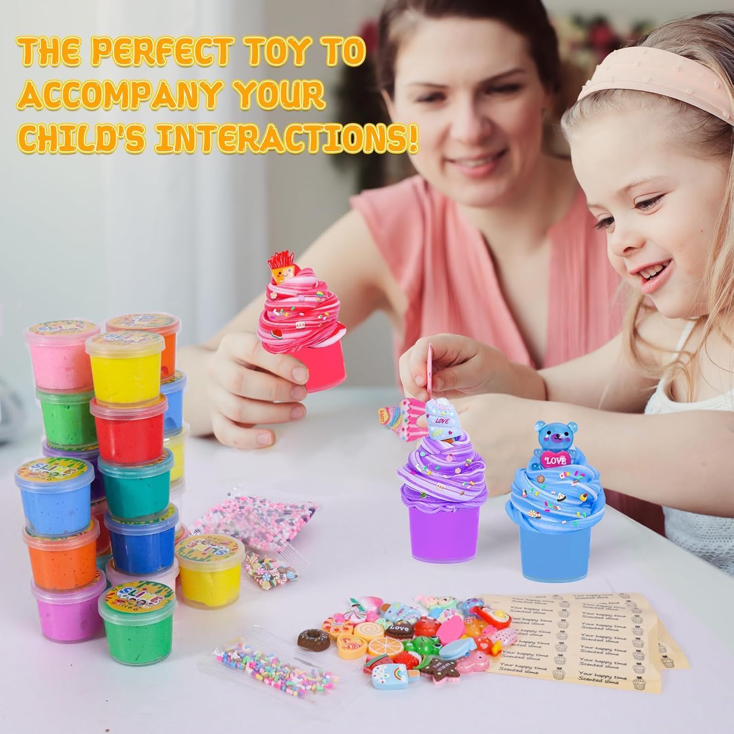50 Mini Butter Slime Kit Scented