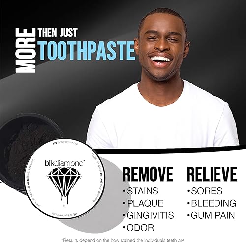 Miniatura 7 de Polvo blanqueador de dientes de coco natural de carbón activado premium, seguro para el esmalte para obtener una sonrisa más blanca y brillante,