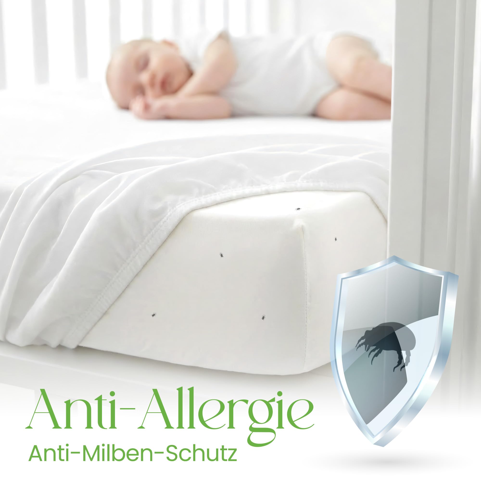Matratzenschoner 40x90 cm – wasserdichte Matratzenauflage Für Baby – Bettunterlage Wasserdicht – Waschbare Matratzenschutz Für Babys
