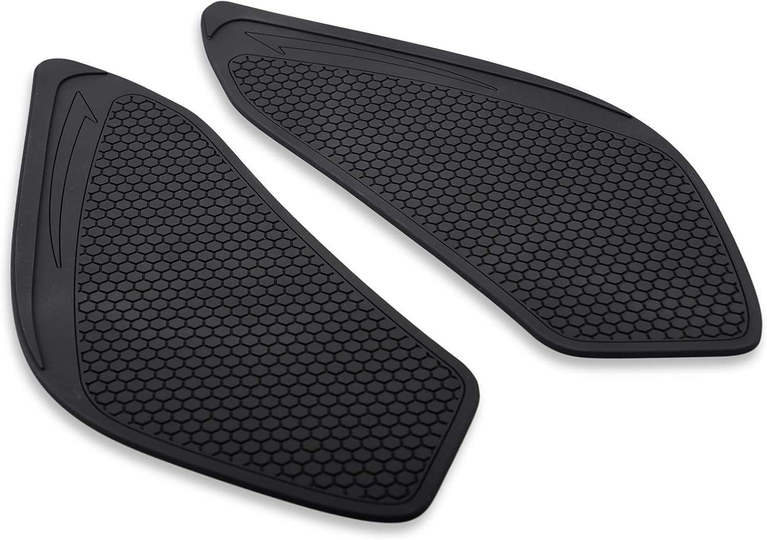 for Ninja 600 636 ZX-6R ZX6R Motorcycle Fuel Tank Traction Pad Side Gas Knee Grip Protective Sticker Protector (for Kawasaki Vehicle) '09-'25 '24-'25 (Black)