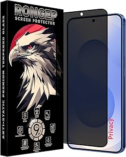 Rongep Samsung Galaxy S25 FE için Hayalet Ekran Koruyucu 9H Sertlikte Anti-Static Temperli Cam Dokunmatiği Etkilemeyen S