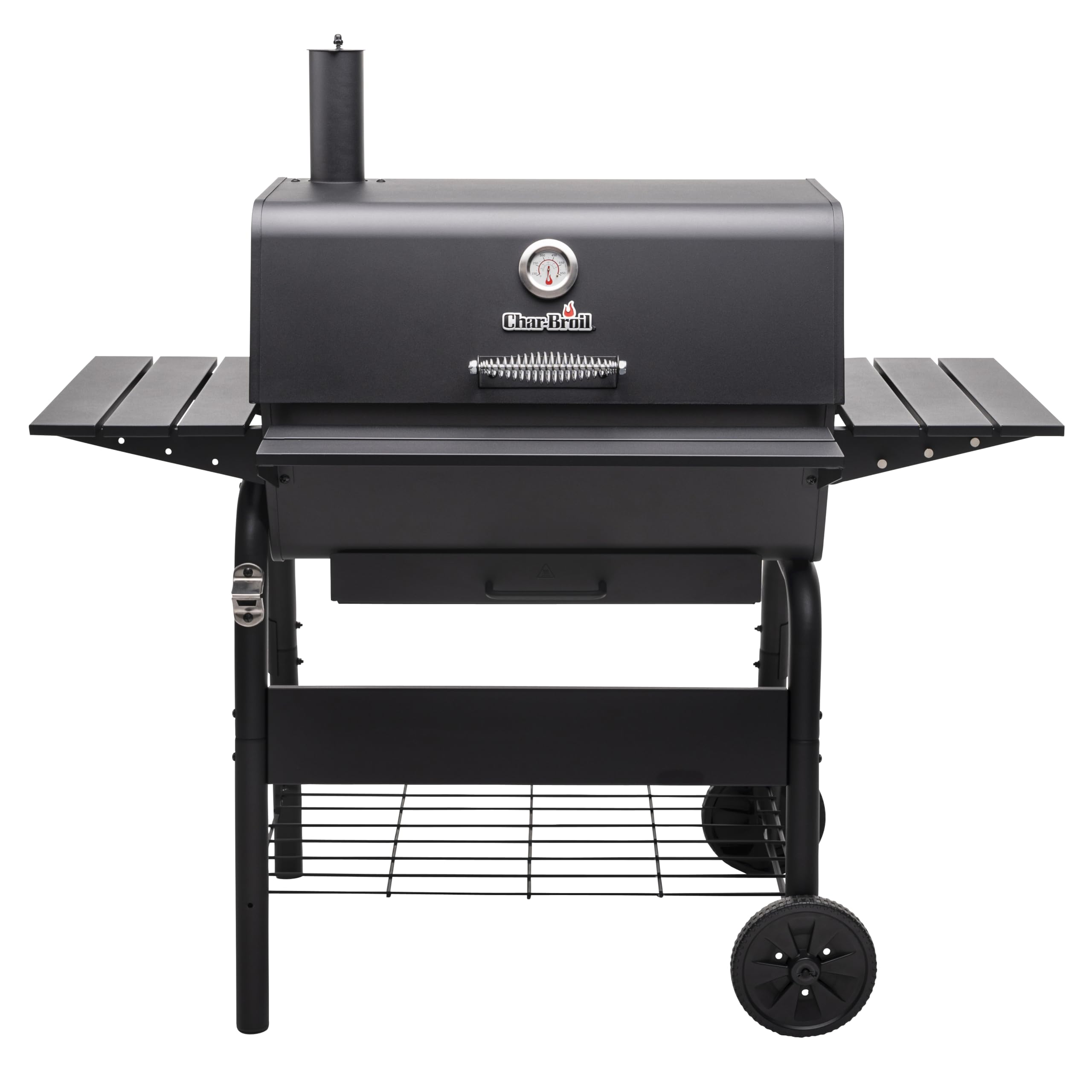 Charbroil Black Charcoal L Barbecue, Adjustable Charcoal Grate, Expendable To Form An Offset Smoker