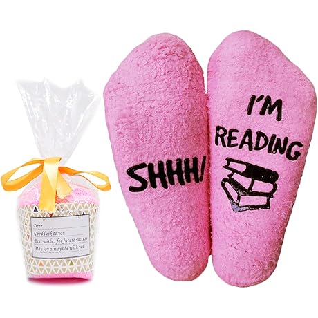 Moyel Cozy Reading Socks for Book Lovers