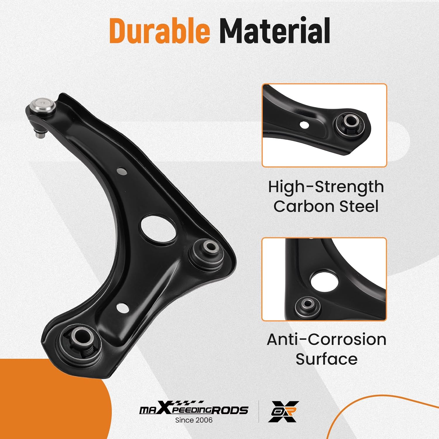 maXpeedingrods 10Pcs Front Suspension Kit for Nissan Versa 2012-2019, Versa Note 2014-2019, Micra 2015-2019, K621577 K621576 Lower Control Arm with Ball Joint, Sway Bar Link, Outer & Inner Tie Rod