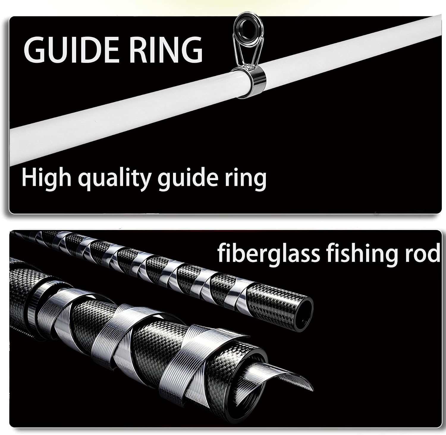 Spining Reels and Fishing Rod Combos (2-Pack), 5-Foot 6-Inch 2-Piece Fishing Pole, Size 2000 Reels, Pre-Spooled with 10 lb and 15 lb Mono Line